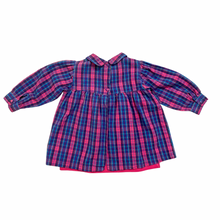 Load image into Gallery viewer, Vintage Plaid Flannel Tunic Dress 2/3T
