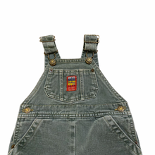 Load image into Gallery viewer, Vintage Faded Green Denim Overalls 12M
