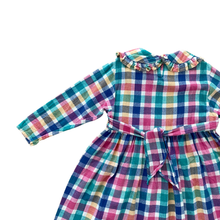 Load image into Gallery viewer, Vintage Esprit Plaid Flannel Dress 6/8Y
