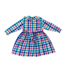 Load image into Gallery viewer, Vintage Esprit Plaid Flannel Dress 6/8Y
