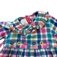 Load image into Gallery viewer, Vintage Esprit Plaid Flannel Dress 6/8Y
