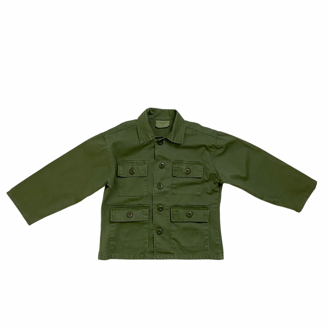 Army Green Utility Jacket 4T