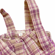 Load image into Gallery viewer, Wooly Plaid Shortalls 3T
