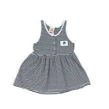Load image into Gallery viewer, Vintage Striped Sleeveless Dress 4T
