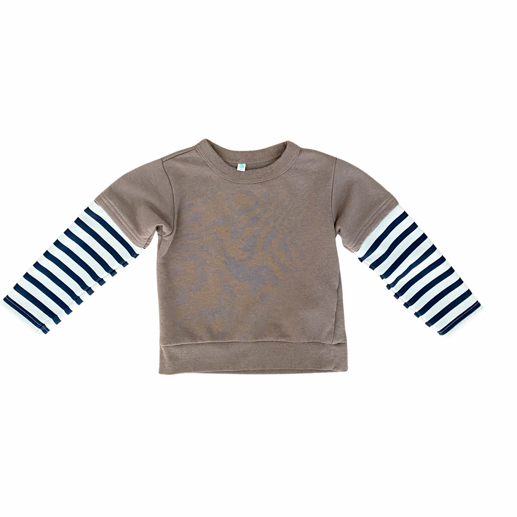 Cozy Layered Sweatshirt 2/3T