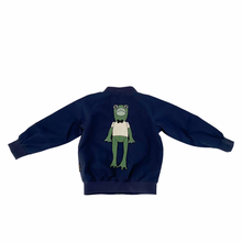 Load image into Gallery viewer, Mini Rodini Frog Baseball Jacket 4/5T
