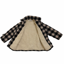 Load image into Gallery viewer, Wool Buffalo Check Coat 6/8Y
