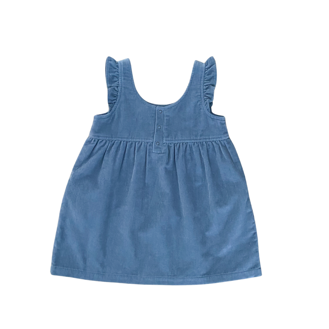 blue dress 4t Corduroy Ruffle Sleeve – Bon Kid rwb26 CALVIN KLEIN Womens Designer Perfect for holidays Color:black bow purple dress