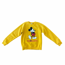 Load image into Gallery viewer, Yellow Mickey Mouse Sweatshirt 10/12Y
