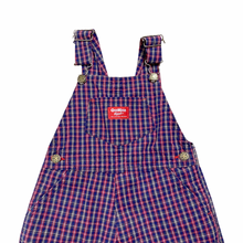 Load image into Gallery viewer, Vintage Plaid Oshkosh Overalls 3/4T
