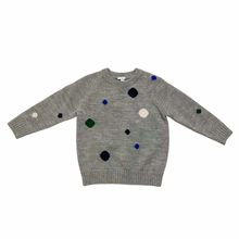 Load image into Gallery viewer, Gray Dotted Crewneck Knit 4/6Y
