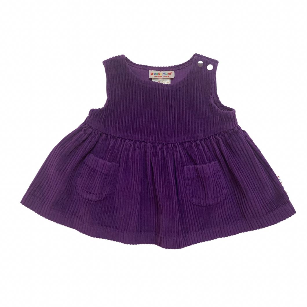 Vintage Chunky Purple Cord Dress 12M