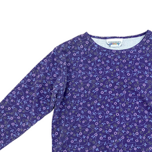 Load image into Gallery viewer, Vintage Purple Floral Print L/S 8Y

