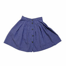 Load image into Gallery viewer, Vintage Button Down Plaid Skirt 10/12Y
