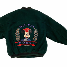 Load image into Gallery viewer, Vintage Mickey Mouse Embroidered Varsity Jacket 8Y
