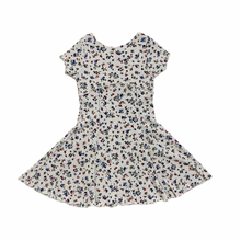 Load image into Gallery viewer, Vintage Floral Cap Sleeve Dress 6Y
