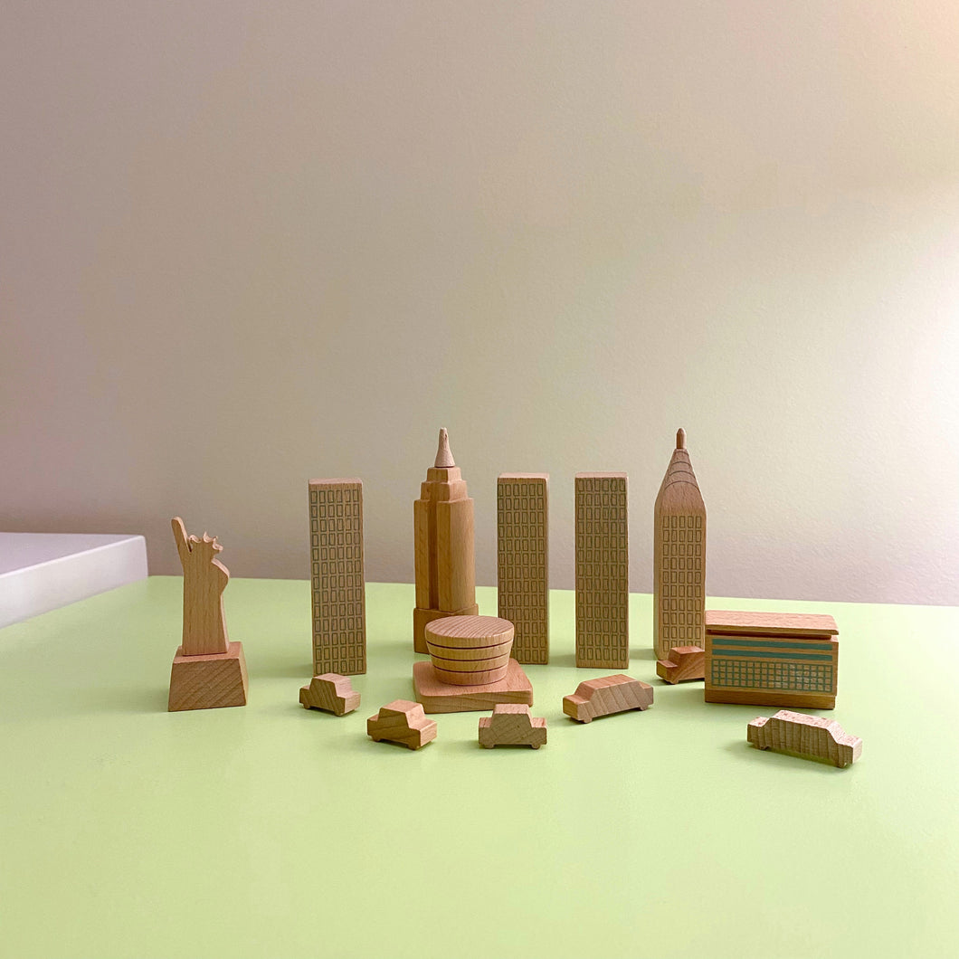 Wooden NYC Toy Set