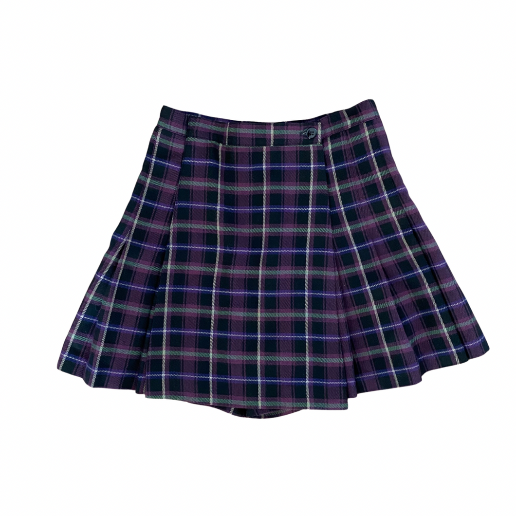 Vintage Plaid Skort 12Y
