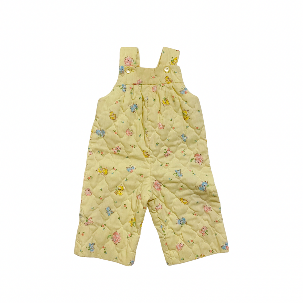 Quilted Yellow Overalls 6M