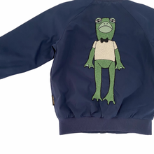 Load image into Gallery viewer, Mini Rodini Frog Baseball Jacket 4/5T
