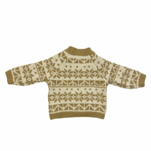 Load image into Gallery viewer, Chunky Fair Isle Pocket Knit 18/24M

