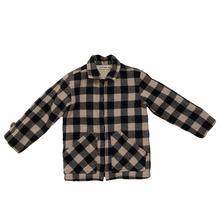 Load image into Gallery viewer, Wool Buffalo Check Coat 6/8Y
