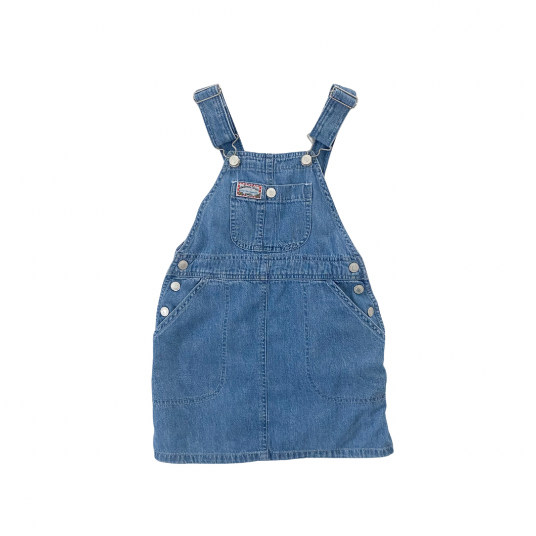 Vintage Gap Chambray Overall Dress 4/5T