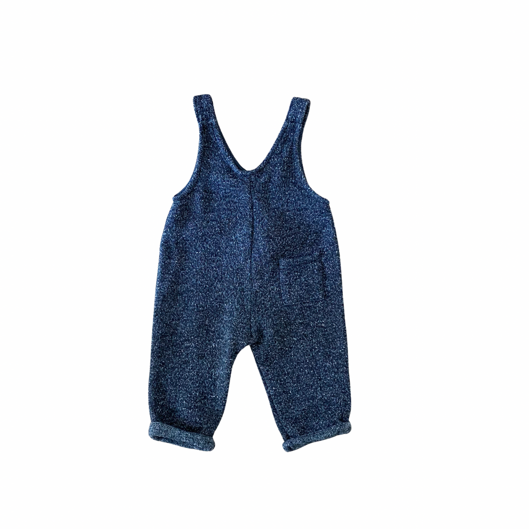 Charcoal Sleeveless Romper 12/18M
