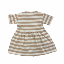 Load image into Gallery viewer, Vintage Striped Cotton Dress + Bloomer Set 2/3T
