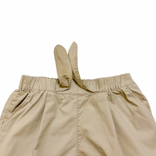 Load image into Gallery viewer, Khaki Bubble Tie Shorts 7/8Y
