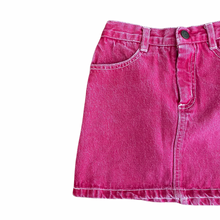 Load image into Gallery viewer, Vintage Guess Red Denim Skirt 4T
