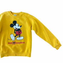 Load image into Gallery viewer, Yellow Mickey Mouse Sweatshirt 10/12Y
