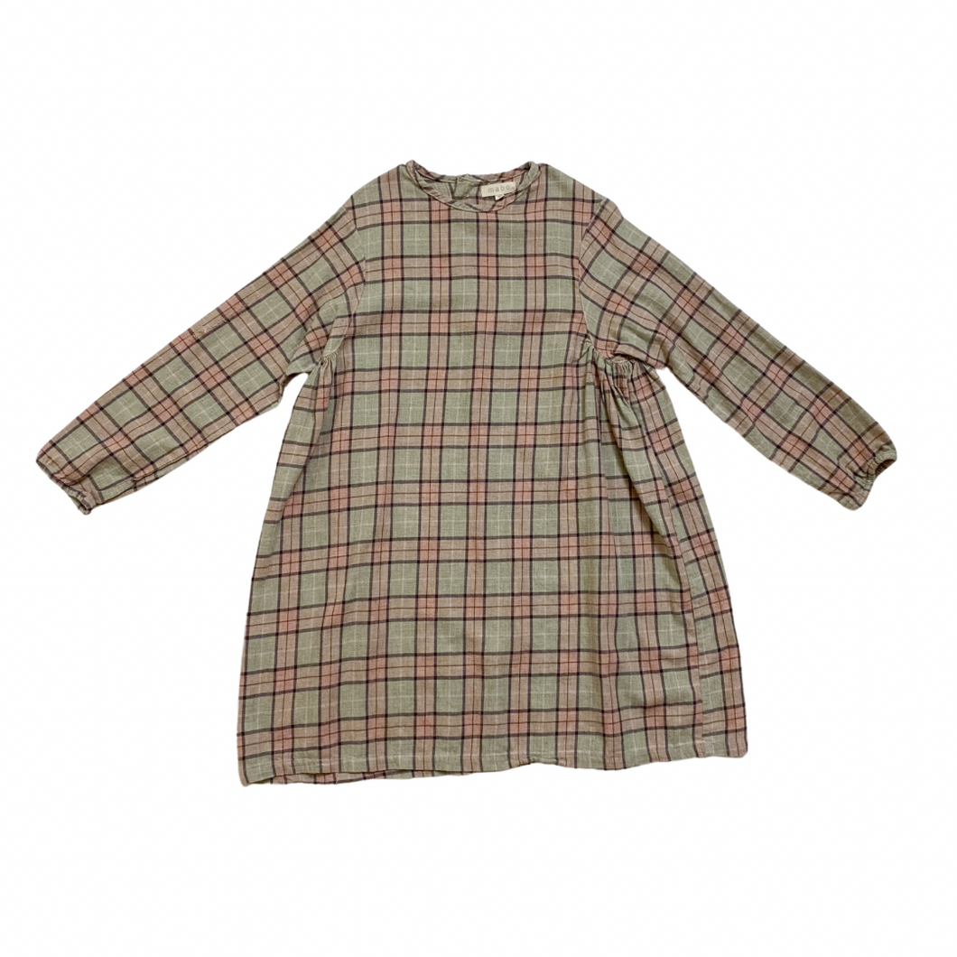 Mabo Plaid Flannel Dress 8/9Y