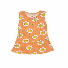 Load image into Gallery viewer, Daisy Print Cotton Tunic Dress 12M

