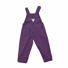 Load image into Gallery viewer, Vintage Plaid Oshkosh Overalls 3/4T
