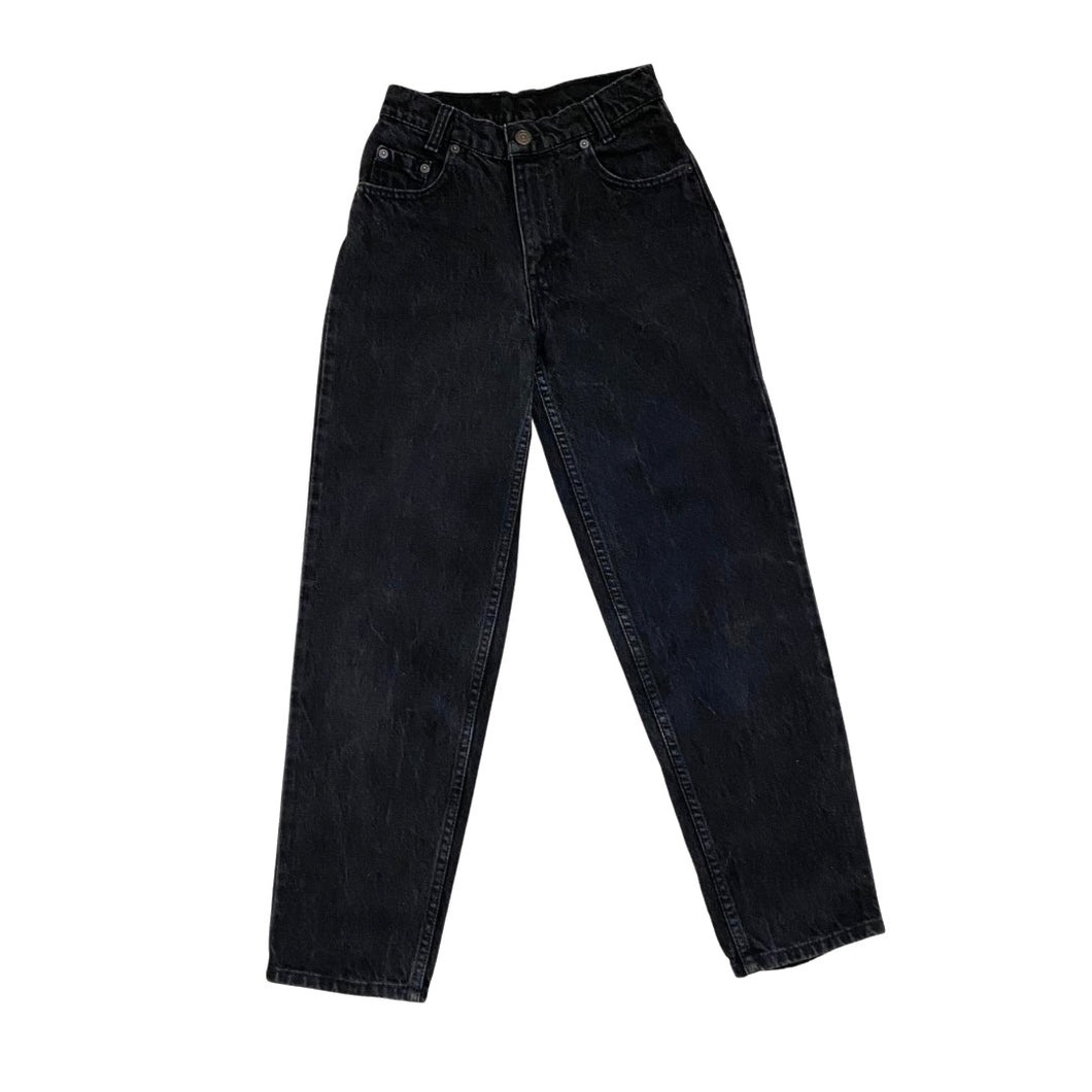 Vintage Black Tapered Levis Jeans 12Y