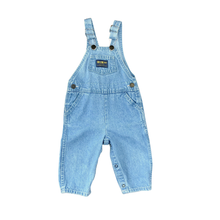 Load image into Gallery viewer, Oshkosh Denim Overalls 12M

