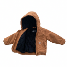 Load image into Gallery viewer, Carhartt Hooded Quilt Lined Jacket 12M
