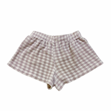 Load image into Gallery viewer, Tiny Cottons Terry Vichy Shorts 6/8Y
