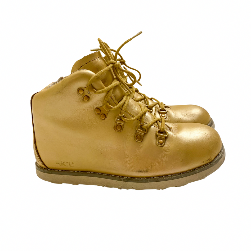 AKID Gold Jasper Lace Up Boots US2