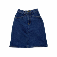 Load image into Gallery viewer, Vintage Dark Denim Skirt 7Y
