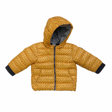 Load image into Gallery viewer, Yellow Quilted Star Puffer Jacket 2/3T
