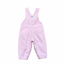 Load image into Gallery viewer, Vintage Oshkosh Pink Railroad Stripe Overalls 18M
