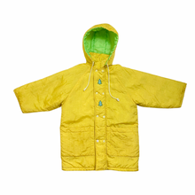 Load image into Gallery viewer, Vintage Yellow Padded Coat w Hood 8Y
