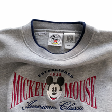 Load image into Gallery viewer, Vintage Cropped Mickey Mouse Sweatshirt 10/12Y
