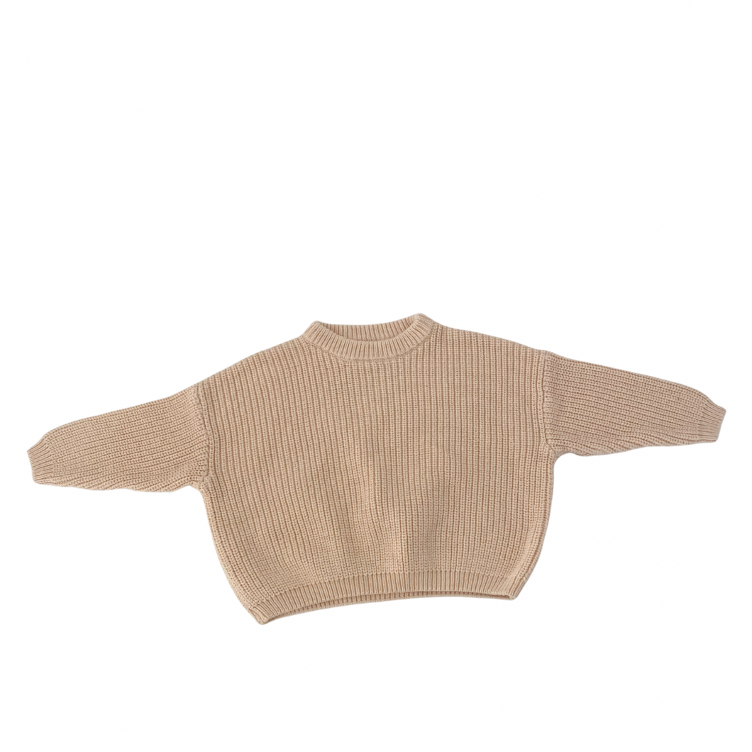 Boxy Fisherman Knit 9/12M