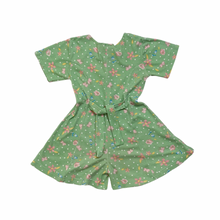 Load image into Gallery viewer, 90’s Floral Short Sleeve Romper 7/8Y
