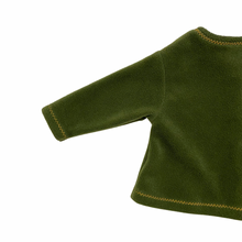 Load image into Gallery viewer, Vintage Fleece Blanket Stitch Jacket/Cardigan 18/24M
