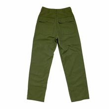 Load image into Gallery viewer, High Waisted Army Green Pants W24&quot;
