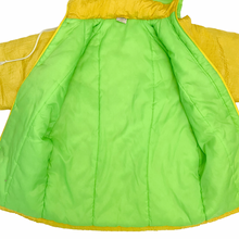 Load image into Gallery viewer, Vintage Yellow Padded Coat w Hood 8Y
